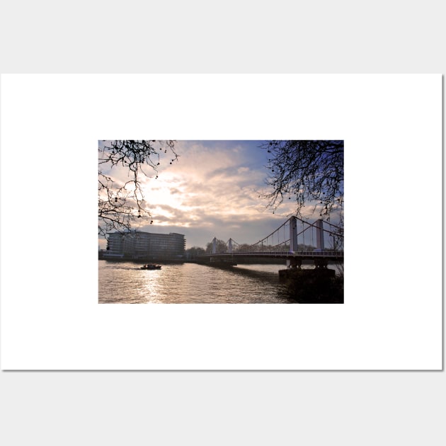 Chelsea Bridge River Thames London Wall Art by AndyEvansPhotos